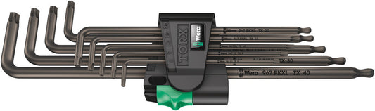 967/9 TX XL 1 TORX® L-key set, long