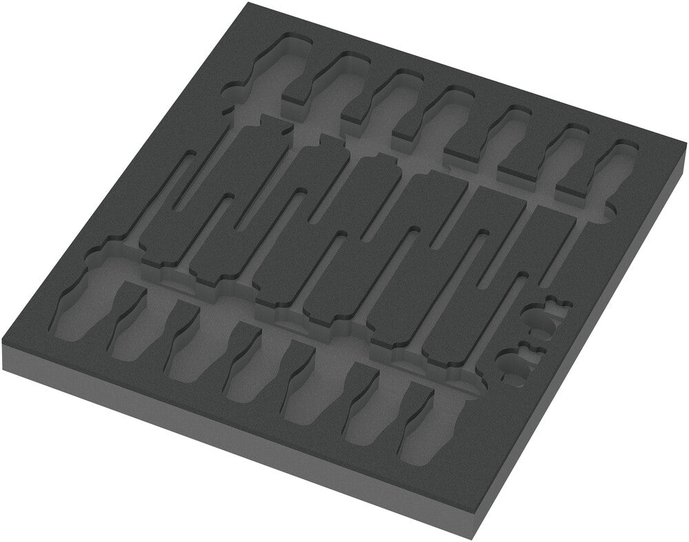 9811 Foam insert VDE screwdriver set 1, empty