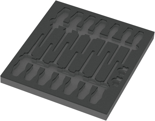 9811 Foam insert VDE screwdriver set 1, empty