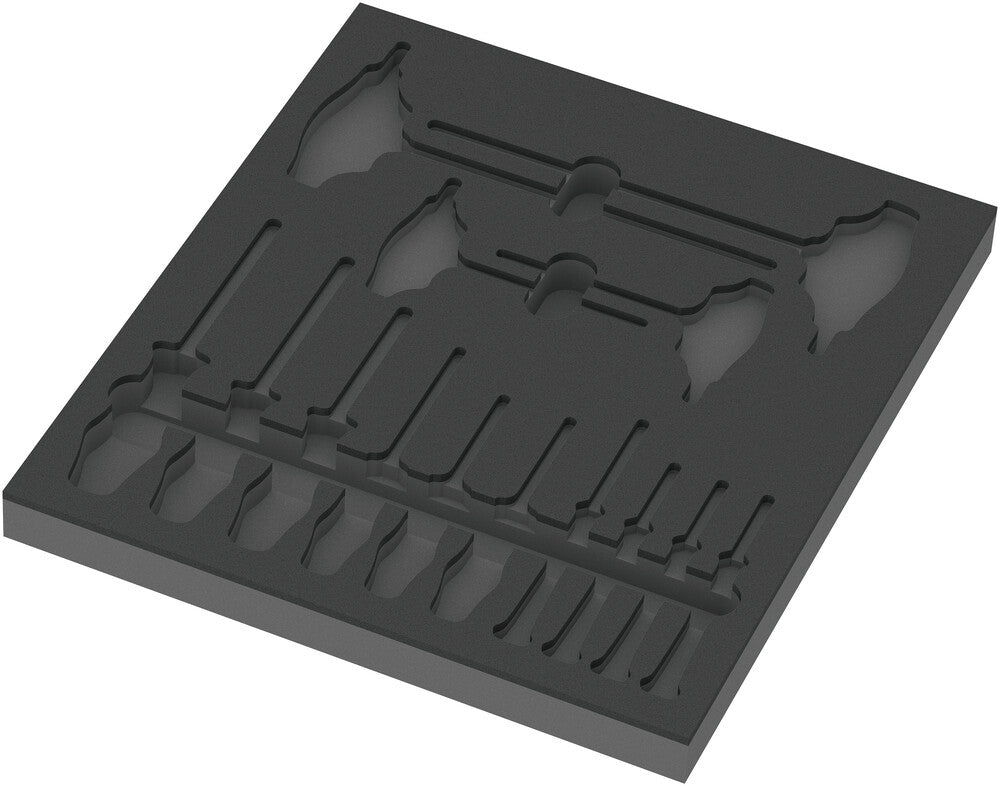 9812 Foam insert TORX® HF screwdriver set 1, empty