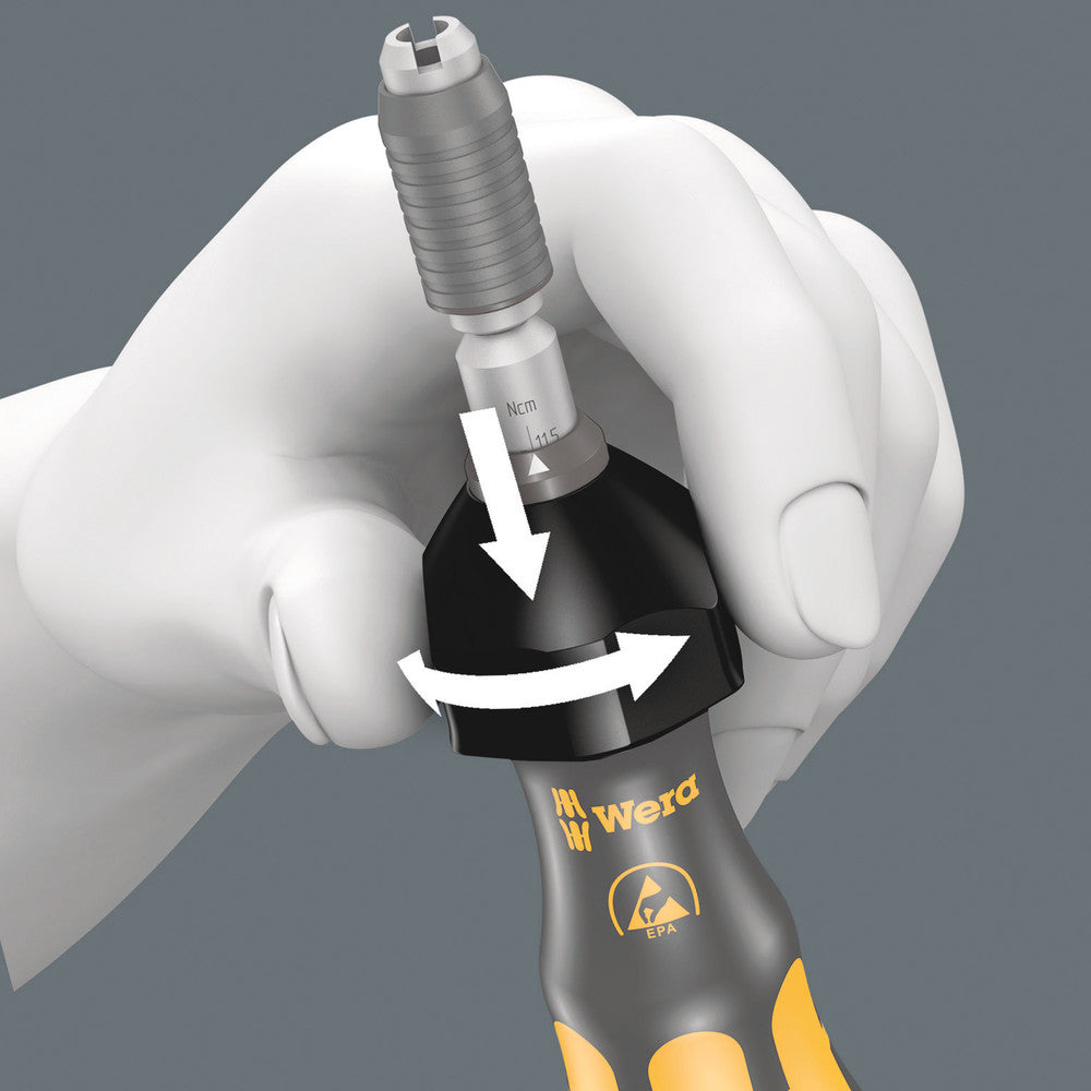 Series 7400 ESD Kraftform adjustable torque screwdrivers (0.1-1.0 Nm)