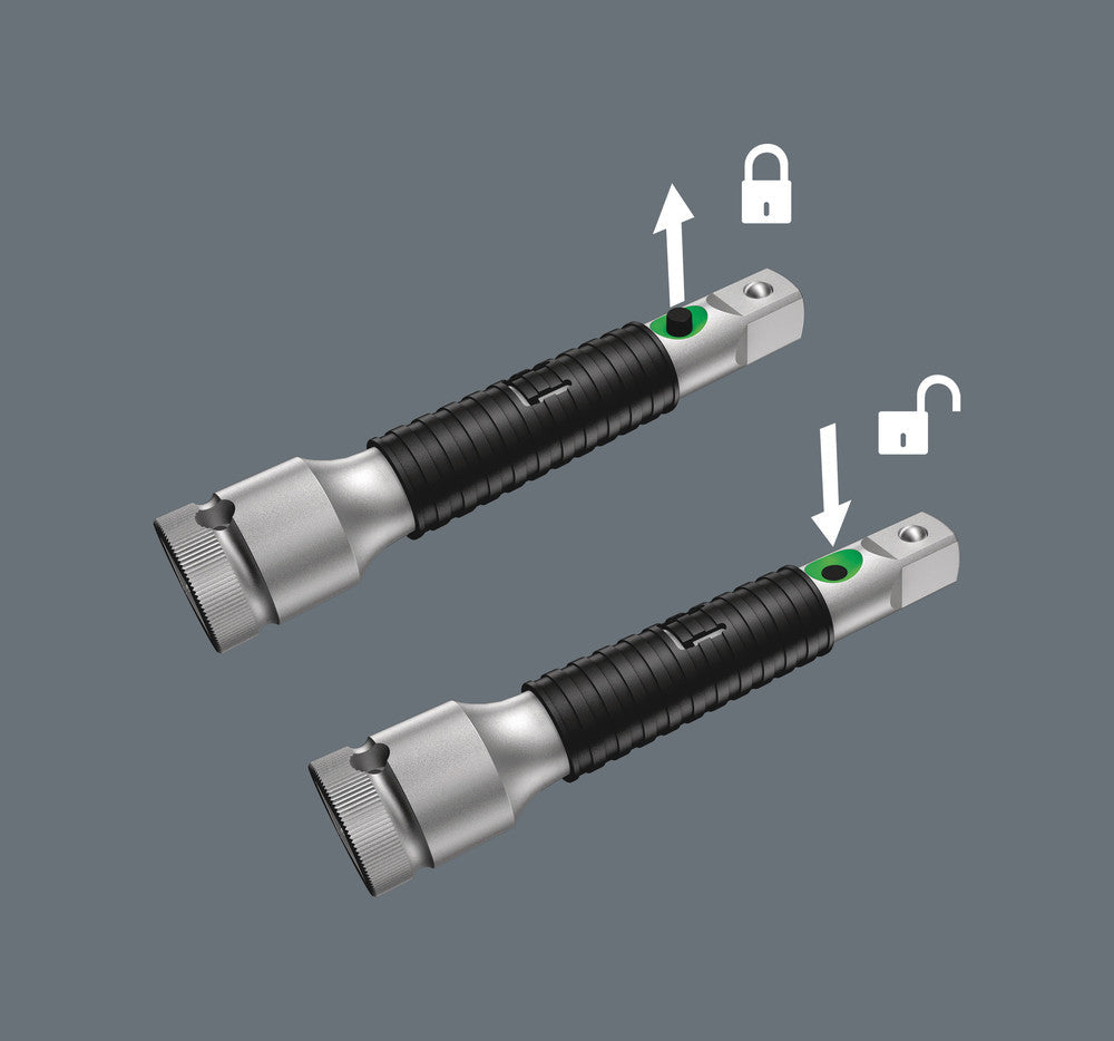 8796 LC Zyklop "flexible-lock" extension with free-turning sleeve, long, 1/2"