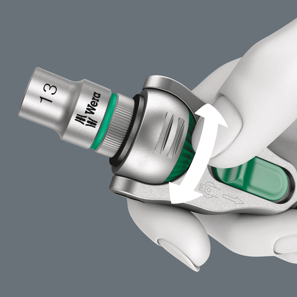 8100 SC 9 Zyklop Speed Ratchet Set, 1/2" drive, imperial