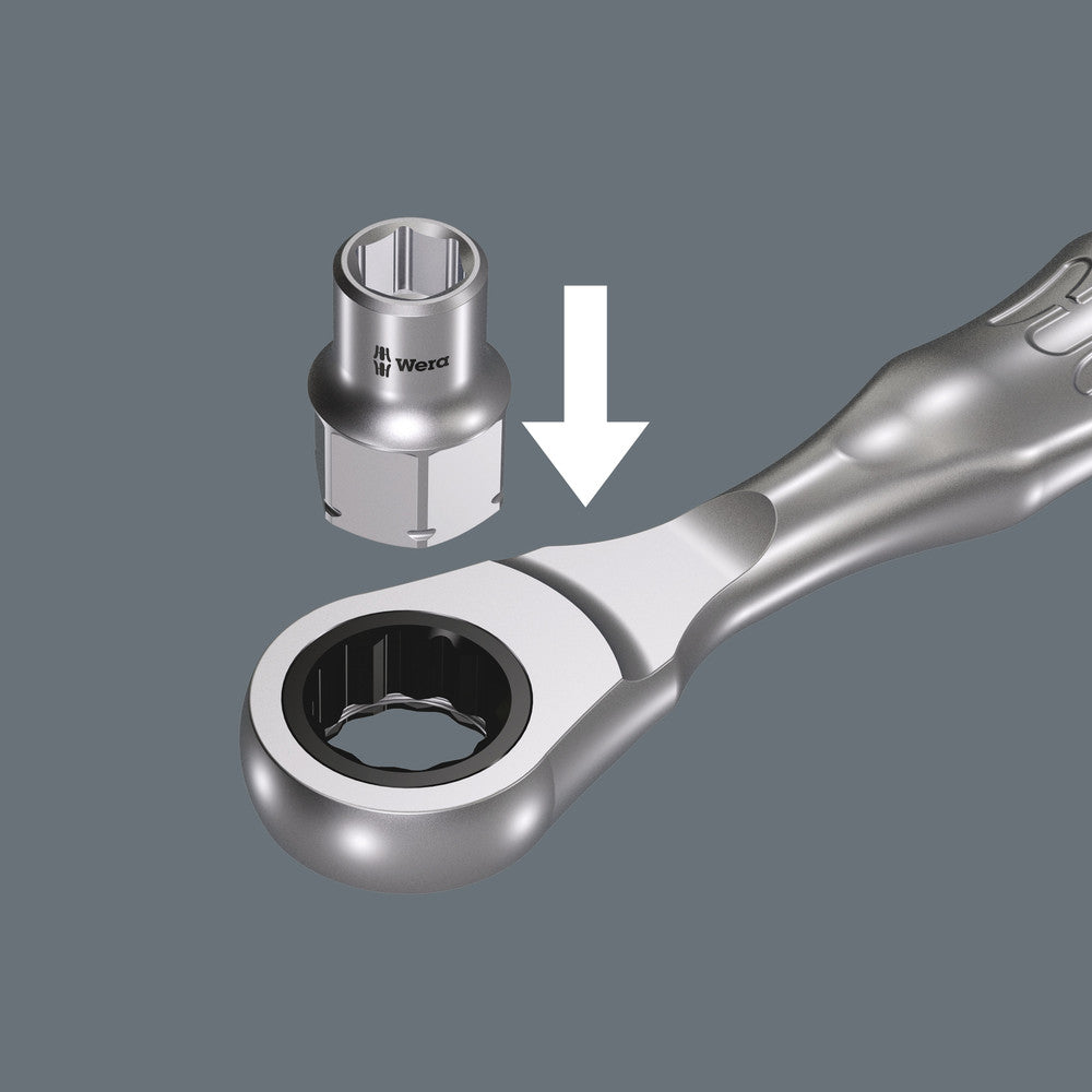 8790 FA Zyklop socket with 1/4" and Hexagon 11 drive