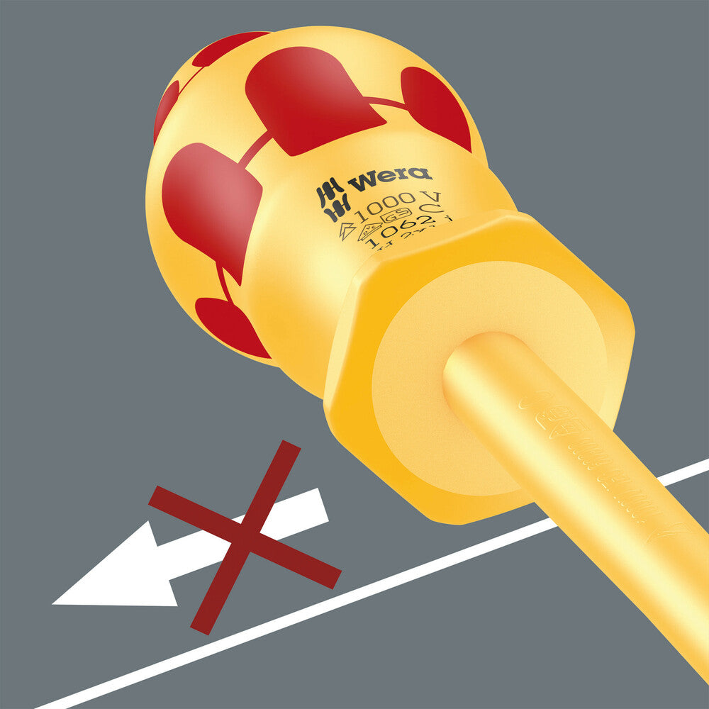 1060 i VDE-insulated Kraftform slotted screwdriver