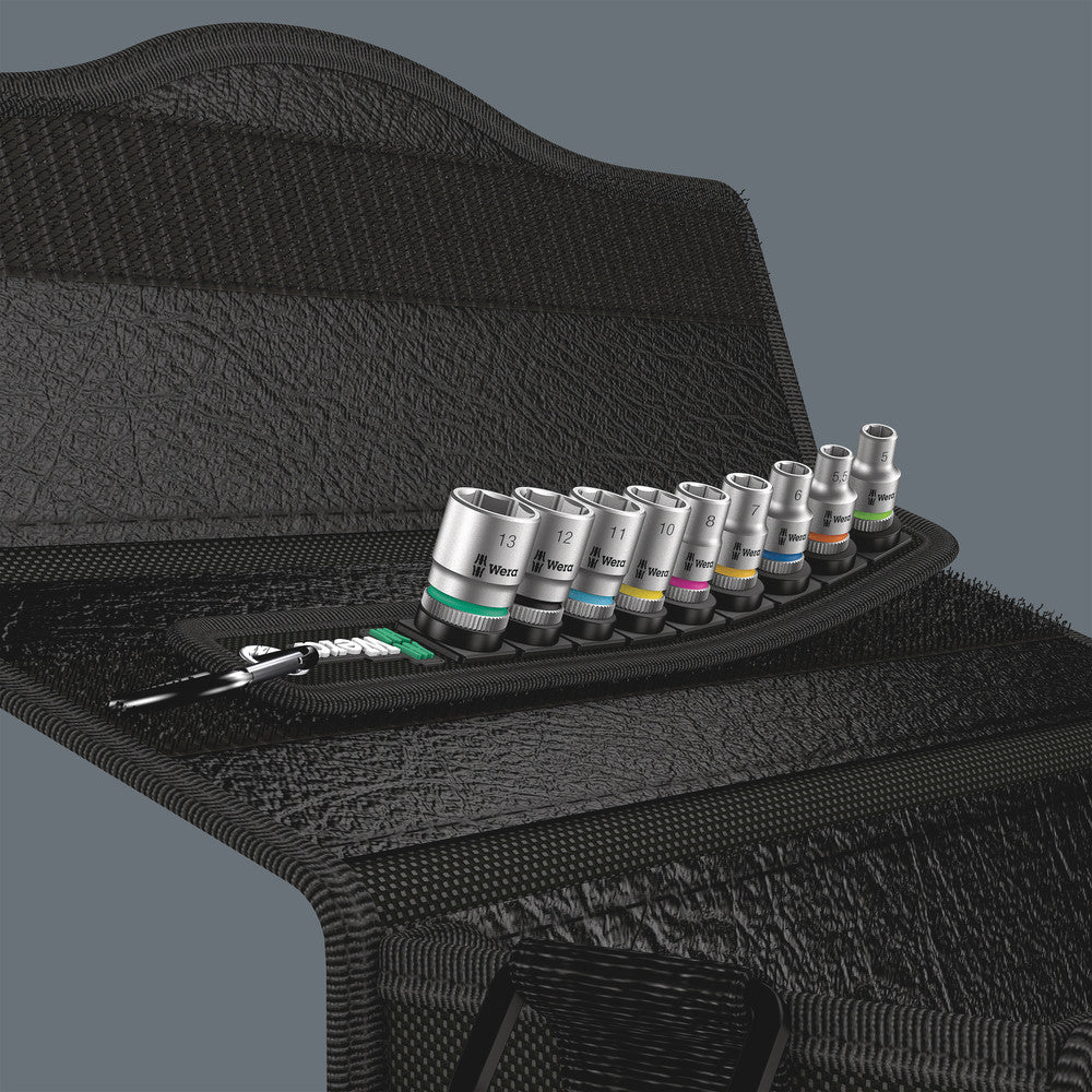 Belt A 4 Zyklop socket set, 1/4" drive