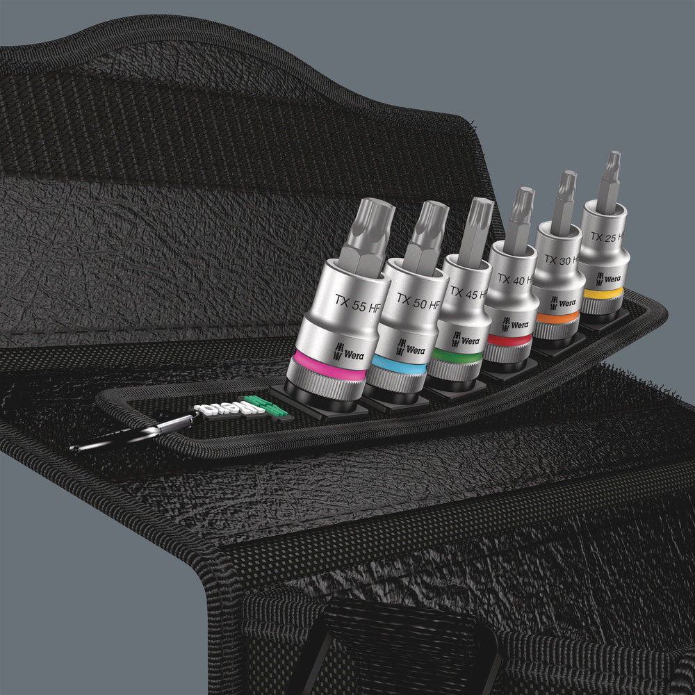 Belt C 3 TORX® HF Zyklop bit socket set with holding function, 1/2" drive