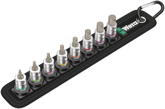 Belt A 2 Zyklop In-Hex-Plus bit socket set with holding function, 1/4" drive
