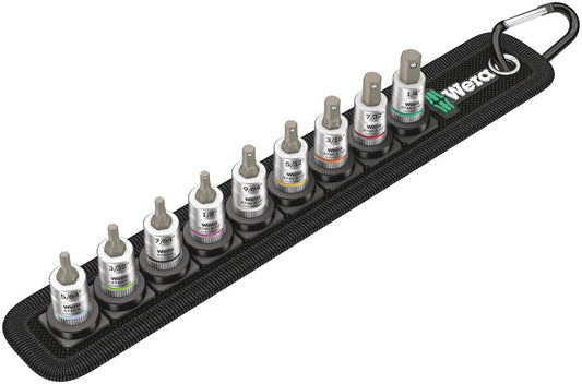 Belt A Imperial 1 Zyklop In-Hex-Plus bit socket set with holding function, 1/4" drive