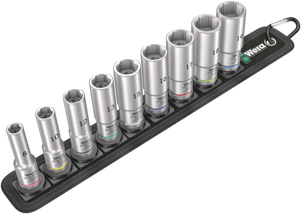 Belt B Deep 1 socket set, 3/8" drive