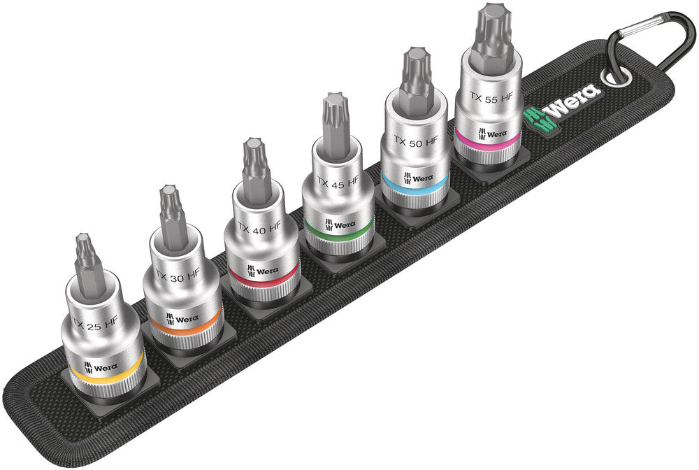 Belt C 3 TORX® HF Zyklop bit socket set with holding function, 1/2" drive