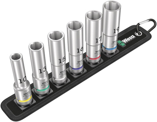 Belt C Deep 1 socket set, 1/2" drive