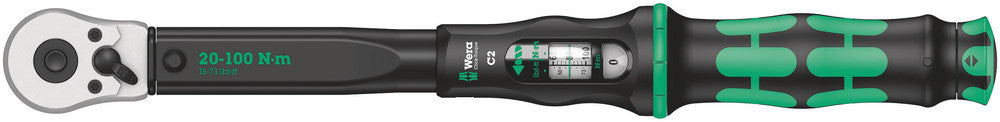 Click-Torque C 2 torque wrench with reversible ratchet, 20-100 Nm