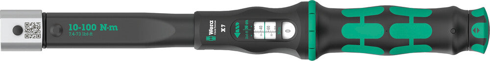 Click-Torque X 7 torque wrench for insert tools, 10-100 Nm
