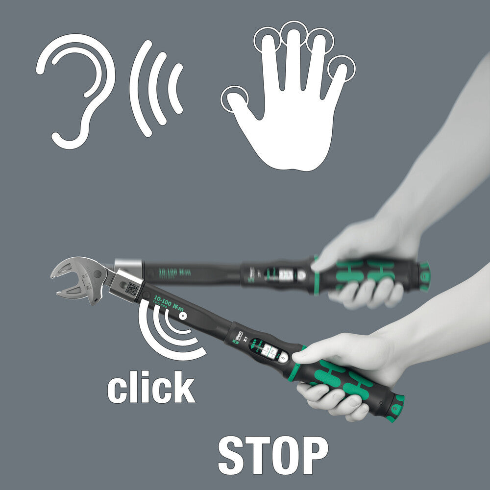 Click-Torque X 7 torque wrench for insert tools, 10-100 Nm