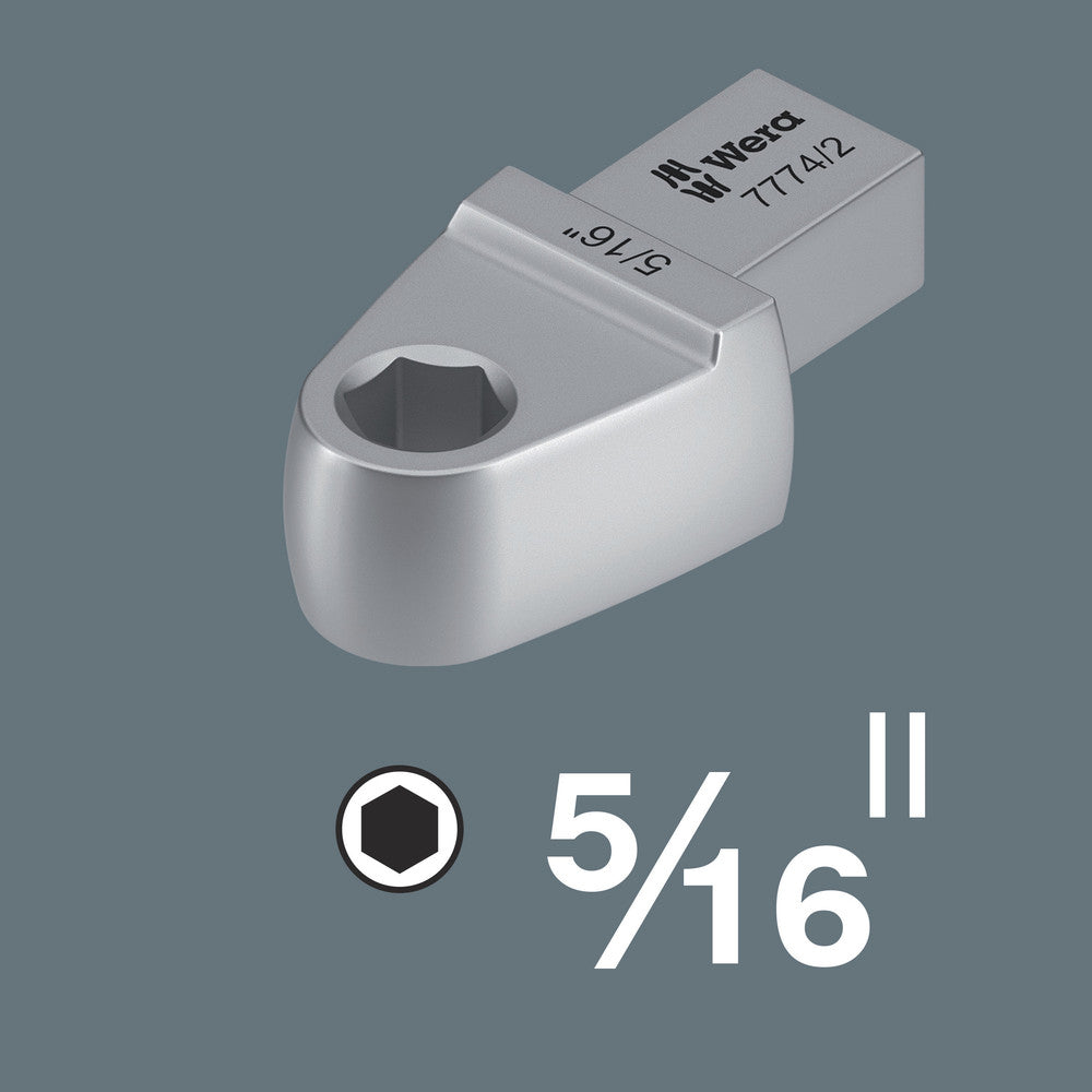 7774/3 Bit adapter insert, 5/16", 14x18 mm