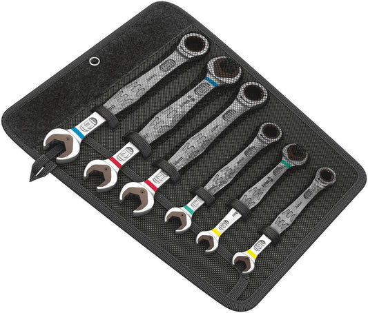 6000/6002 Joker 6 Set 1 Set of ratcheting combination / double open-ended wrenches