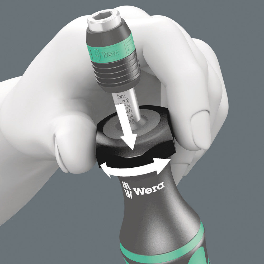 Series 7400 Kraftform adjustable torque screwdrivers (2.5-29.0 in. lbs.) with Rapidaptor quick-release chuck