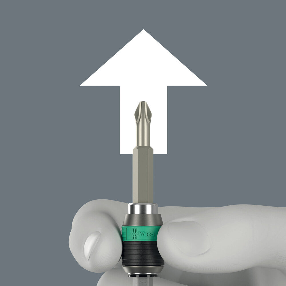 817 R Bitholding screwdriver with Rapidaptor quick-release chuck