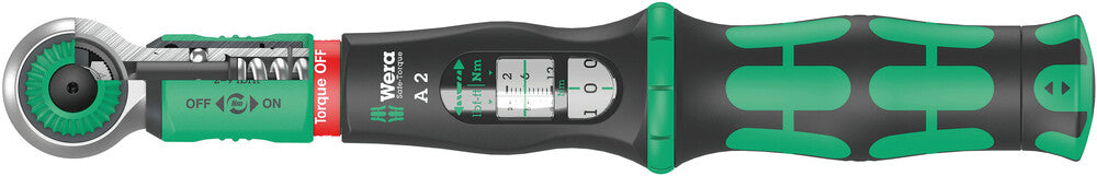 Safe-Torque A 2 torque wrench with 1/4" hexagon drive, 2-12 Nm