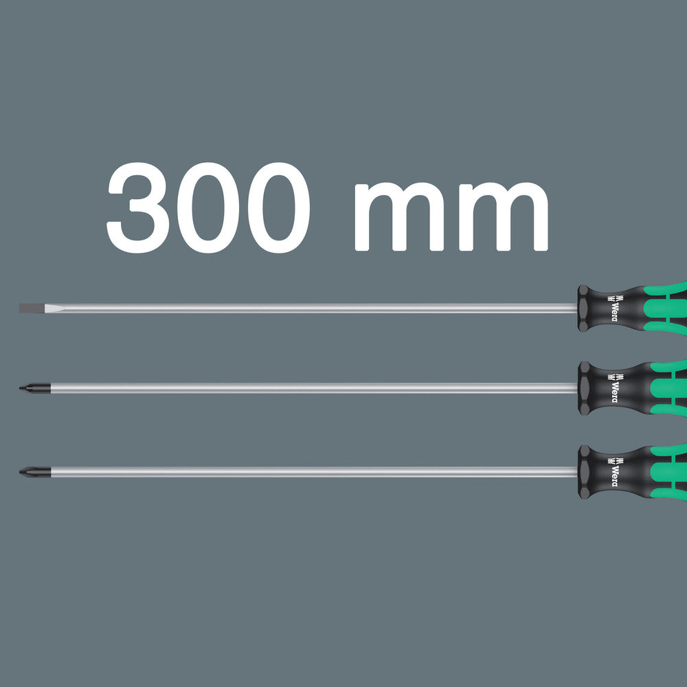 335/350/355/3 Screwdriver set Kraftform Plus 300 mm-long blades