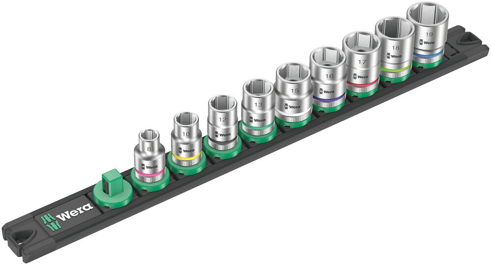 Magnetic socket rail B 4 Zyklop socket set, 3/8" drive