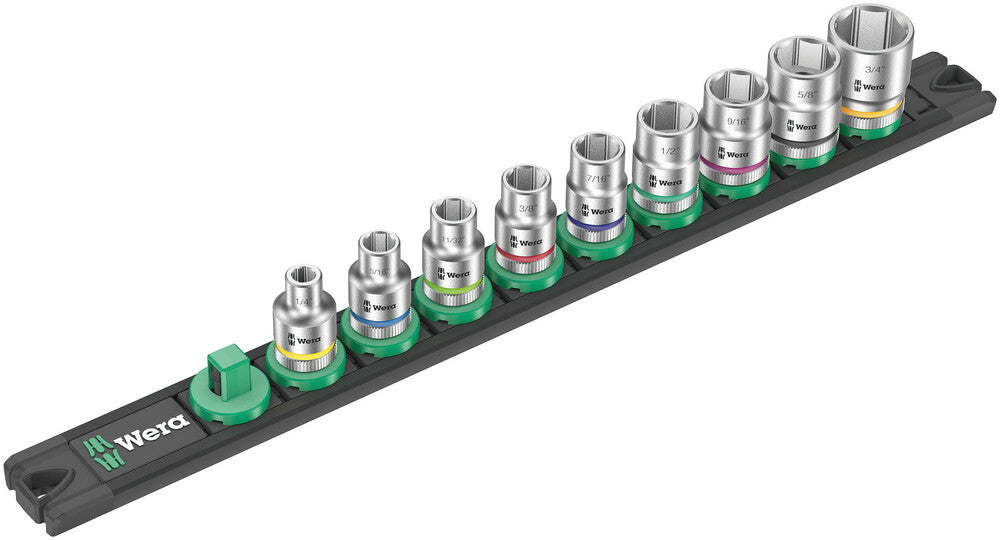 Magnetic socket rail B Imperial 1 Zyklop socket set 3/8" drive, imperial