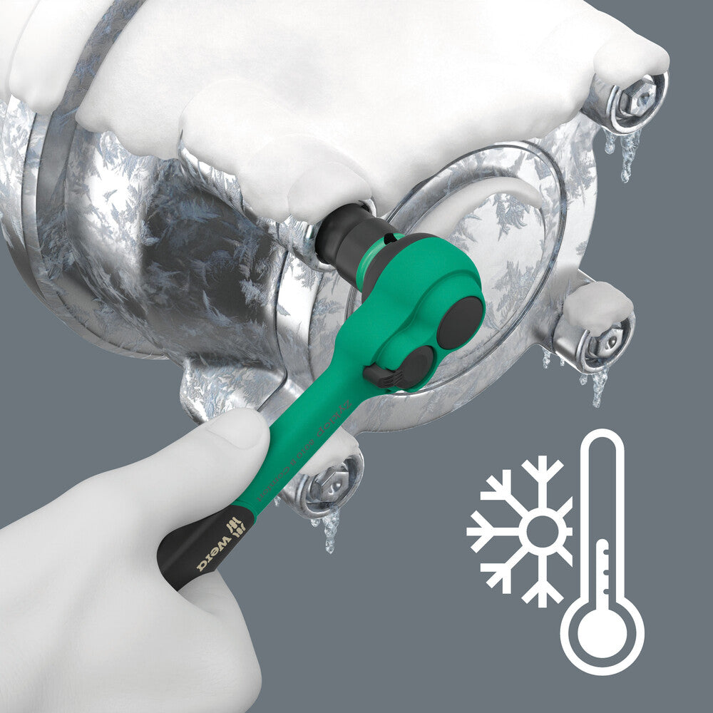8010 B Zyklop Comfort Ratchet, with reversing lever, with 3/8" drive