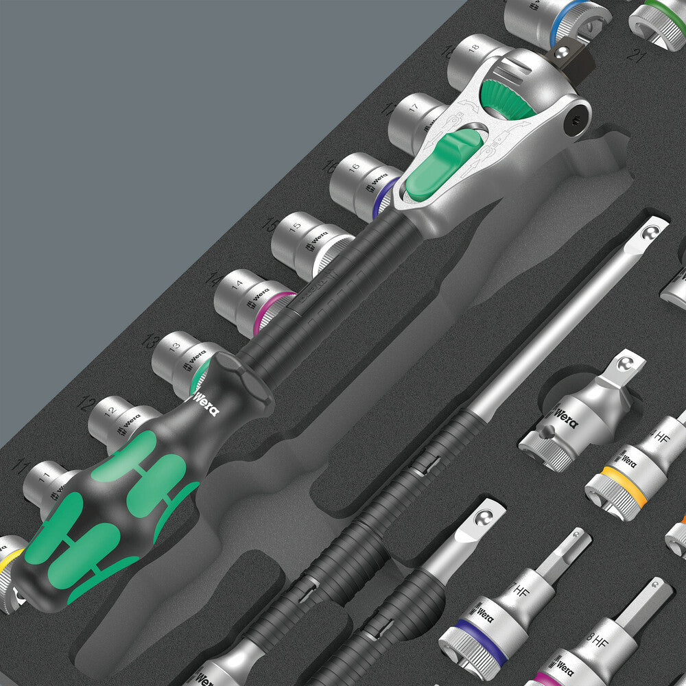 9722 Foam insert 8000 C Zyklop 1/2" ratchet set 1