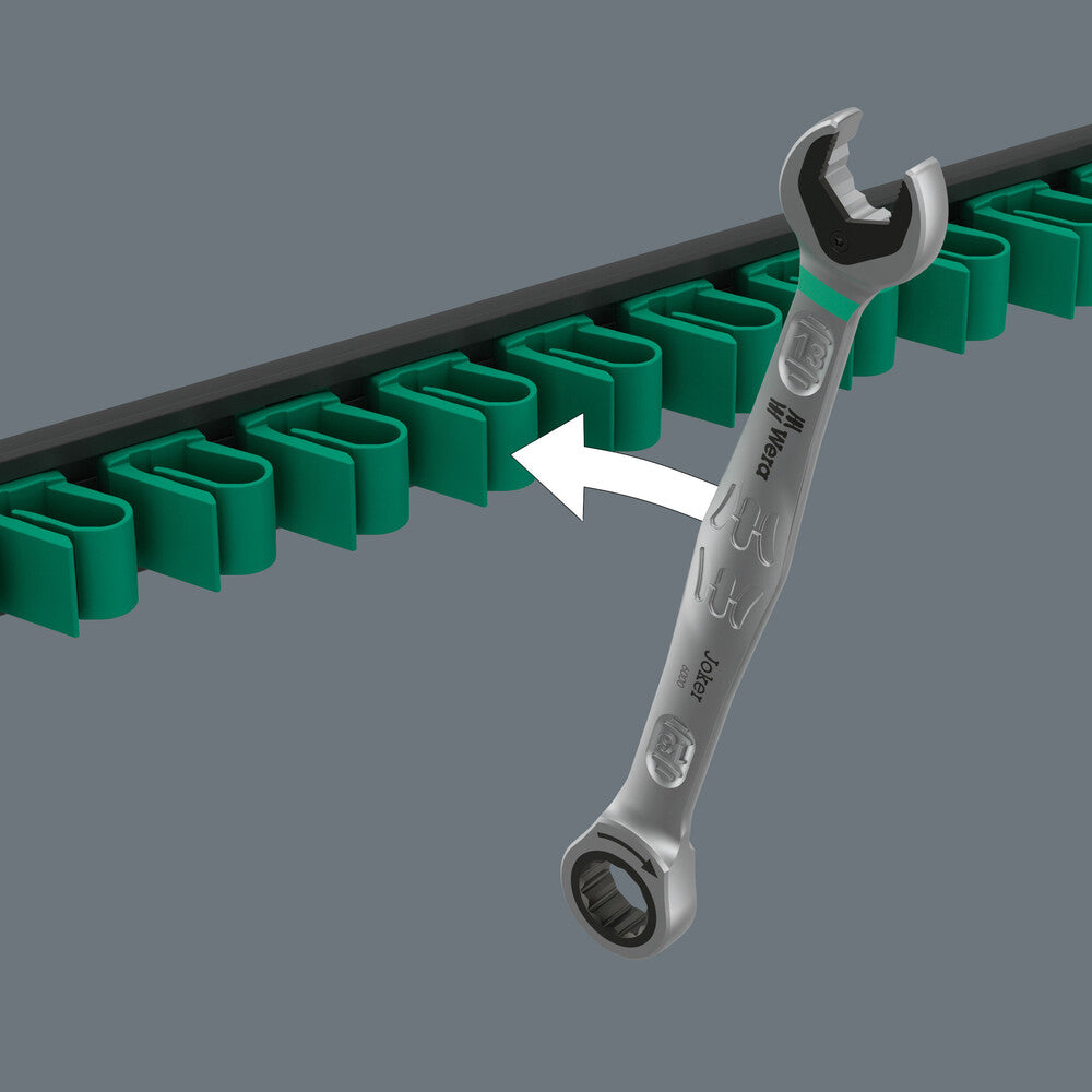 9610 Joker Magnetic rail, for up to 11 spanners, empty