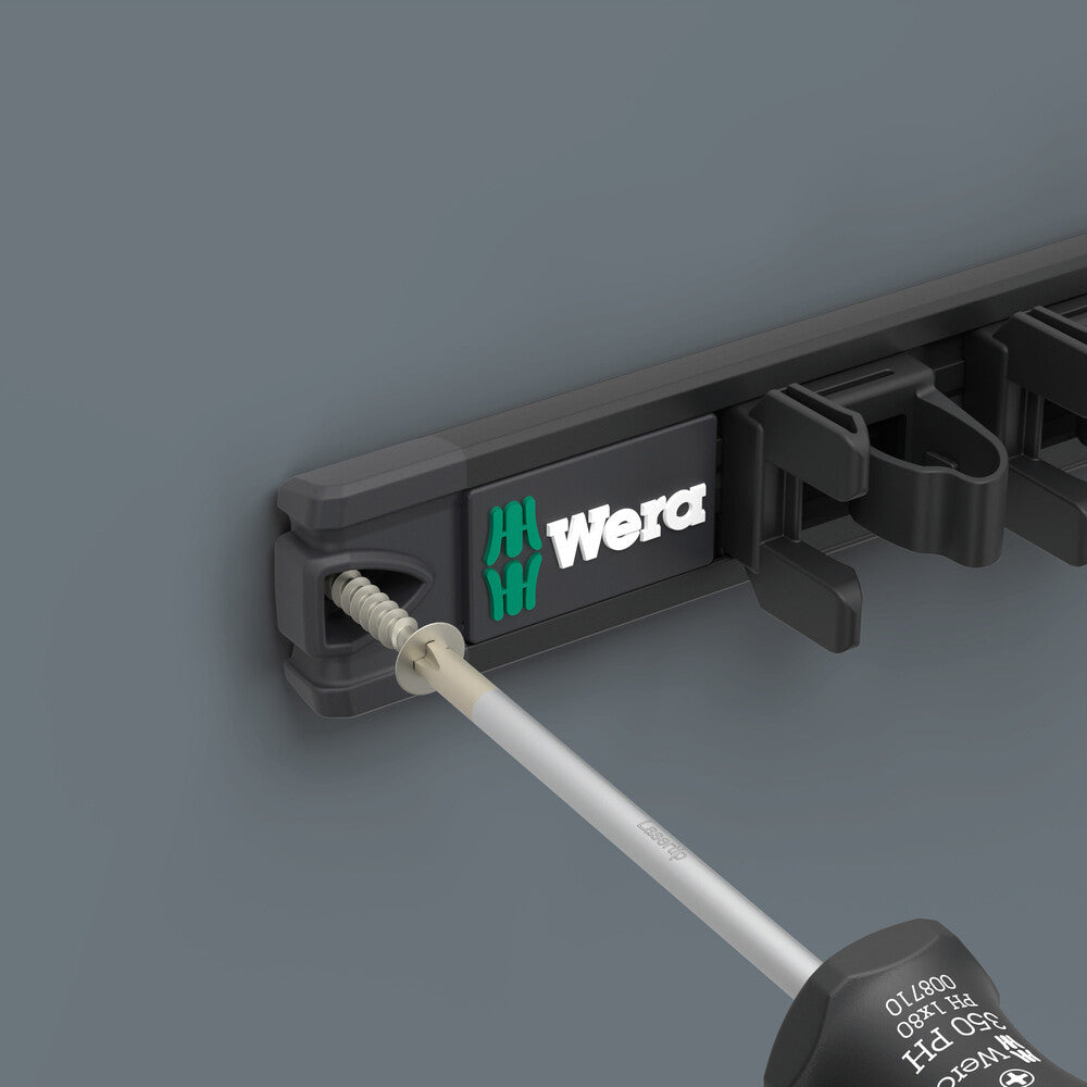 9611 Magnetic rail for up to 9 Kraftform screwdrivers, empty