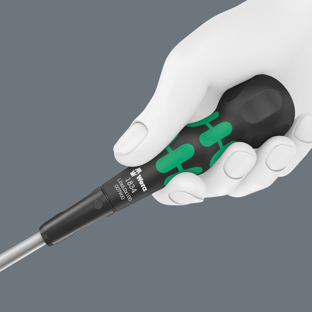 1834 Kraftform Ball-Grip Slotted screwdriver - workshop blade
