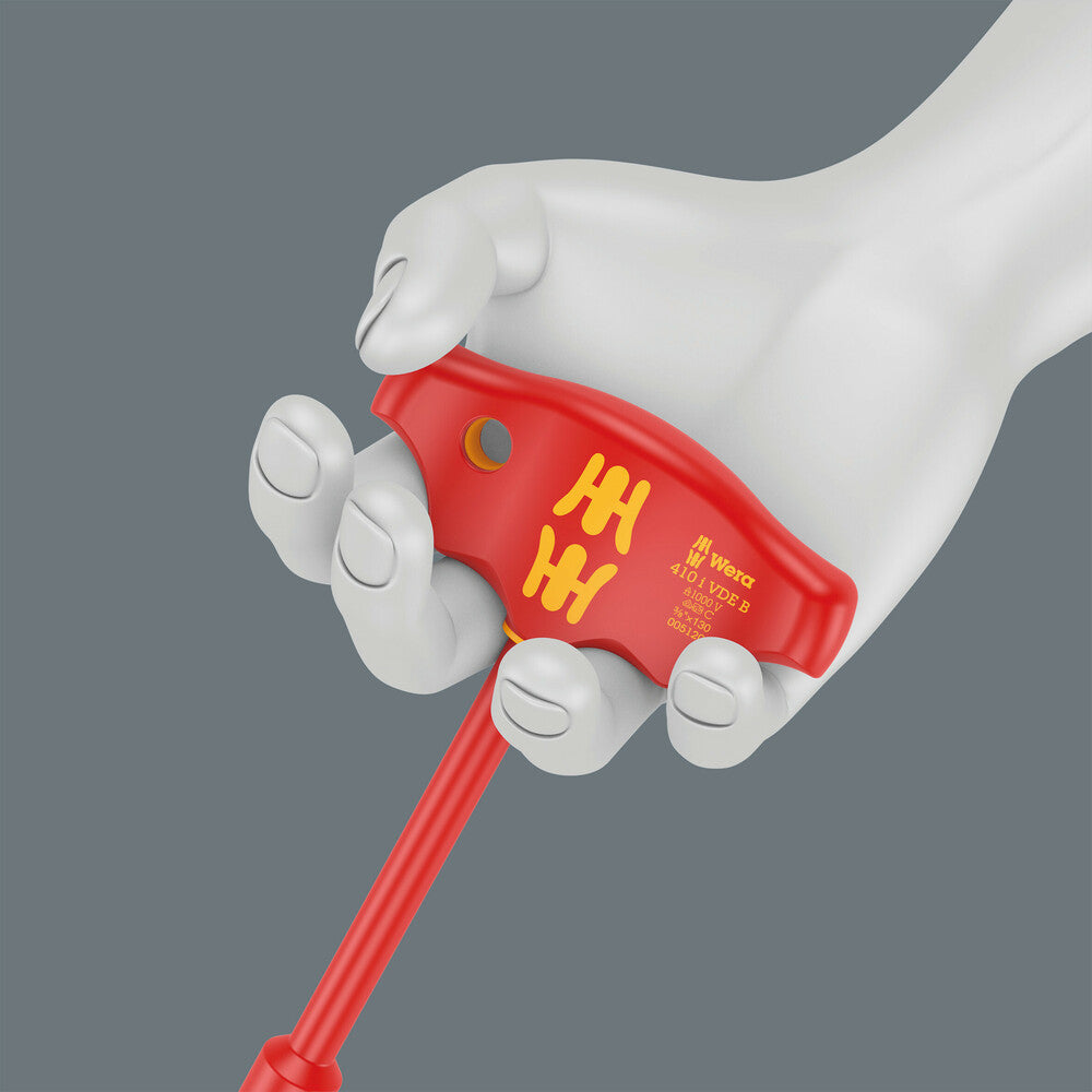410 i VDE B VDE-insulated T-handle adapter screwdriver for 3/8" sockets