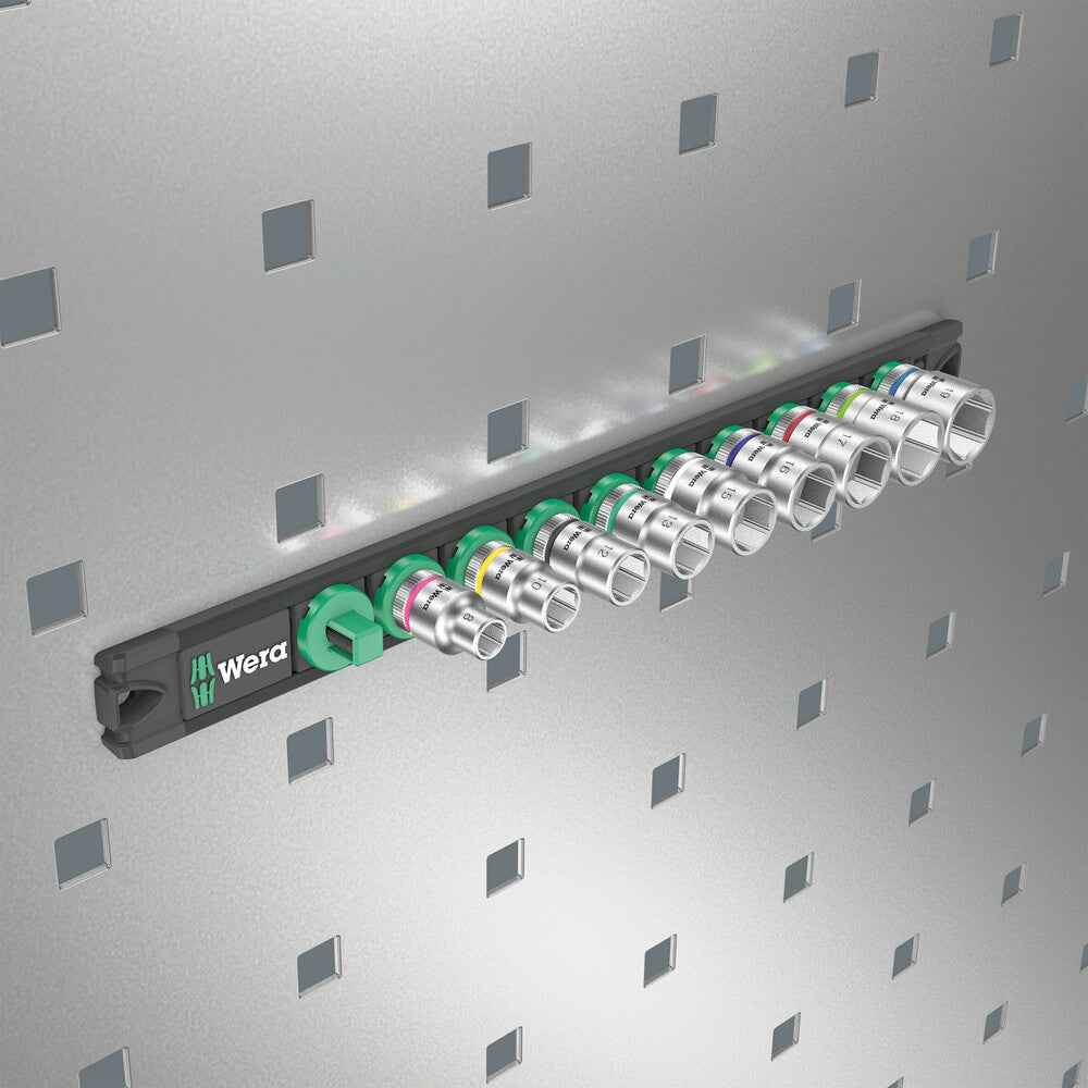Magnetic socket rail B 4 Zyklop socket set, 3/8" drive