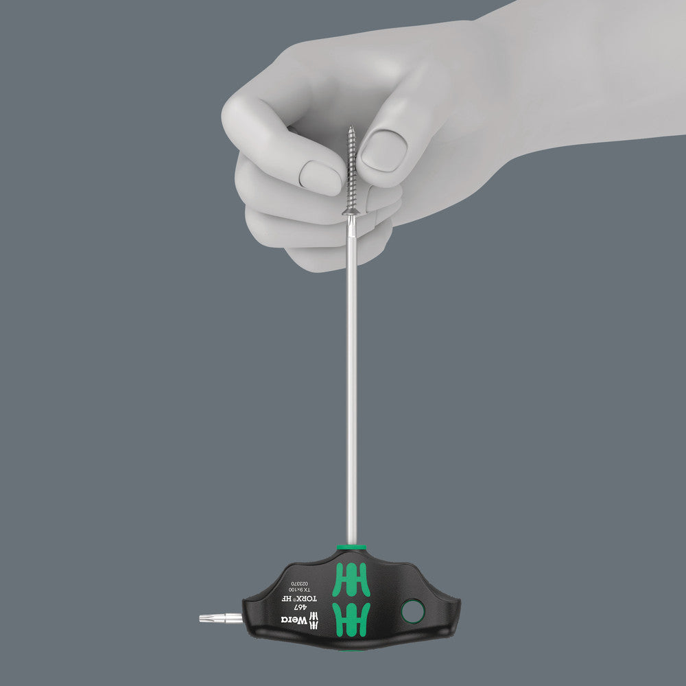 467 TORX® HF T-handle screwdriver with holding function
