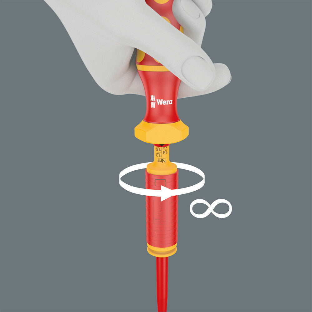 Series 7400 VDE Kraftform adjustable torque handle (0.3-3.5 Nm)