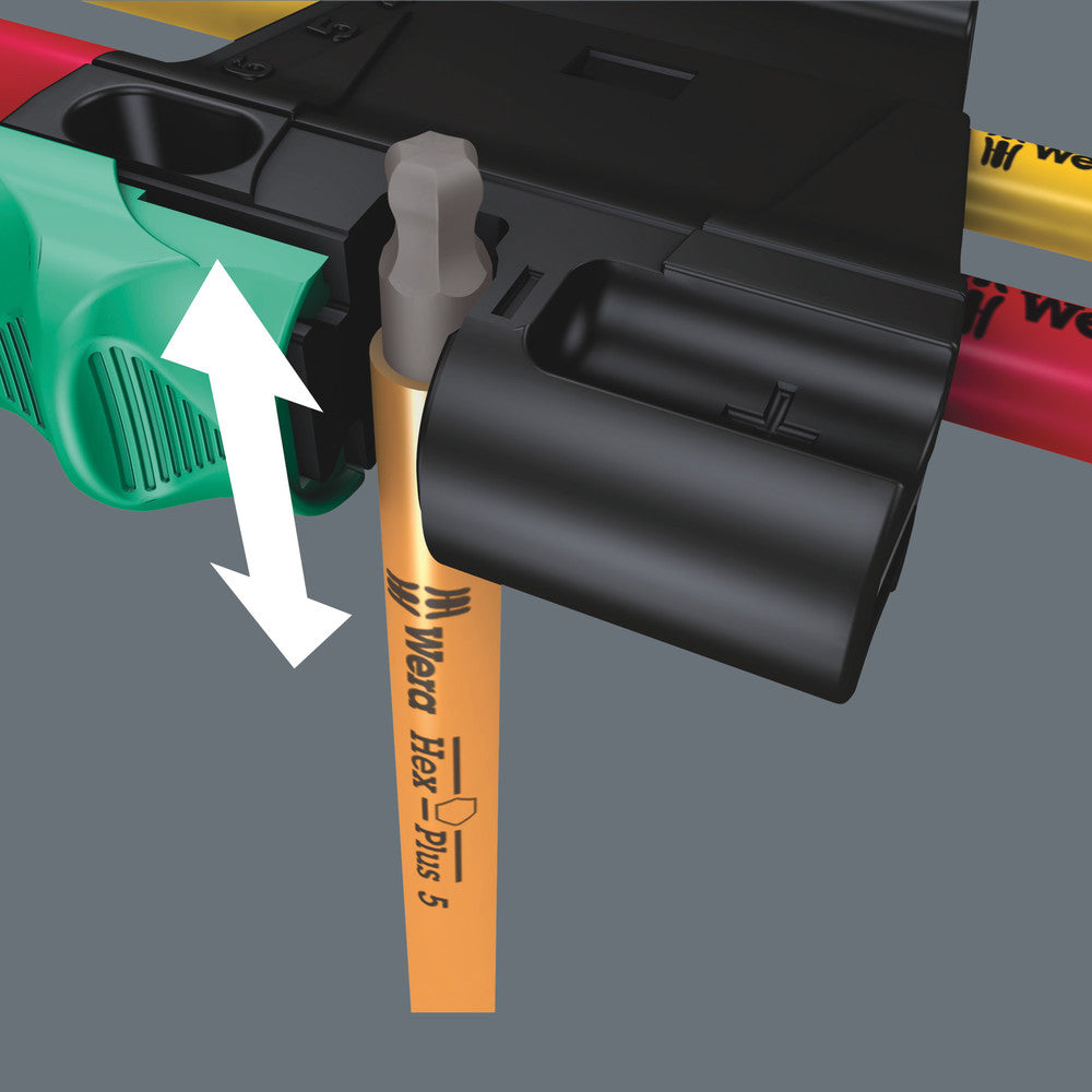 950/7 Hex-Plus Multicolour Magnet 1 L-key set, metric, BlackLaser