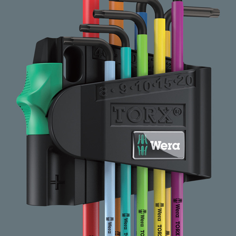 967/9 TX BO Multicolour 1 L-key set for tamper-proof TORX® screws, BlackLaser